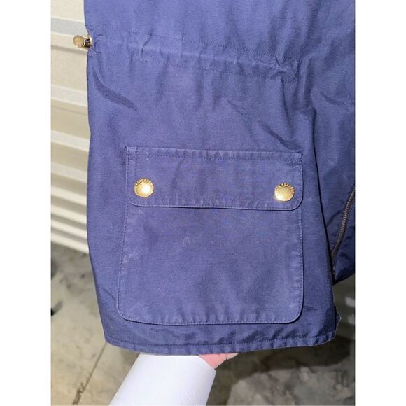 Lauren Ralph Lauren Green & Navy Reversible Gilet Vest Size L - Picture 6 of 11